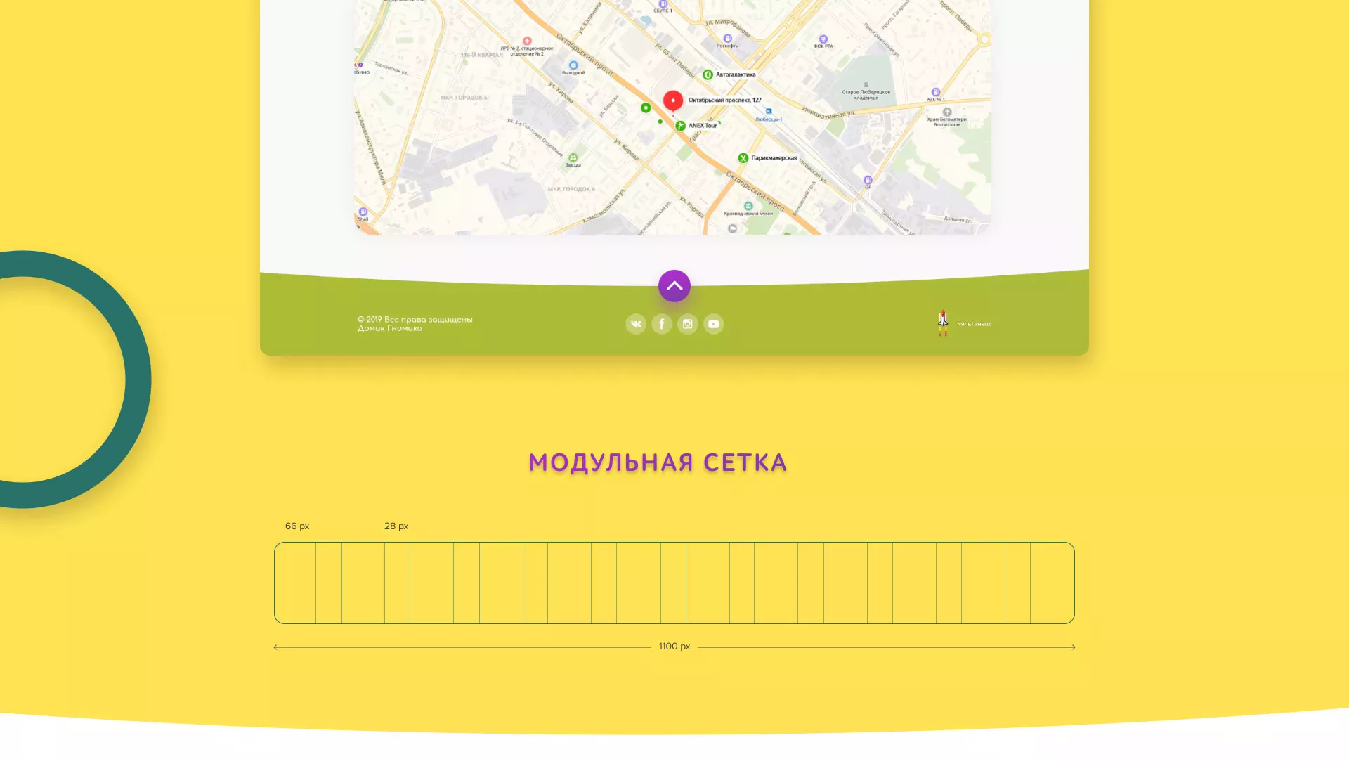 Разработка сайта детского активити-клуба «Домик гномика» в Туринске