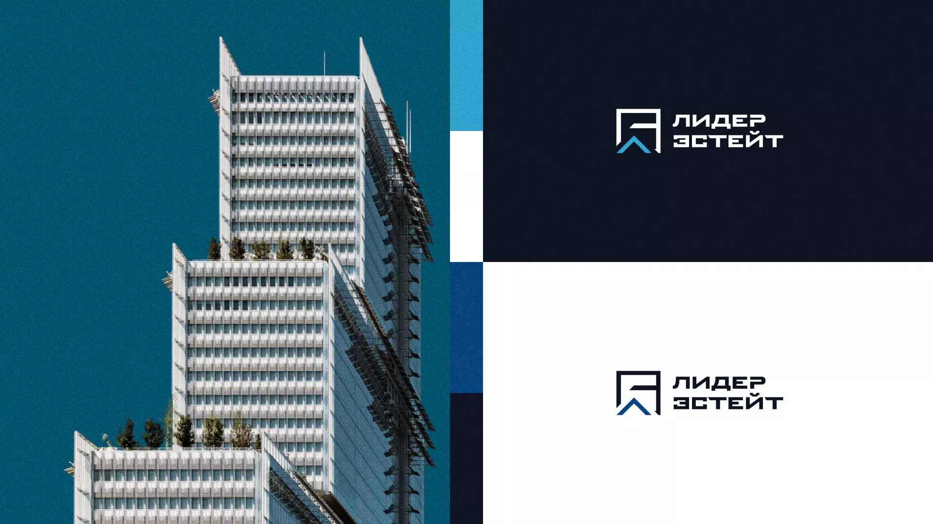 Разработка логотипа агентства недвижимости «Лидер Эстейт» в Туринске