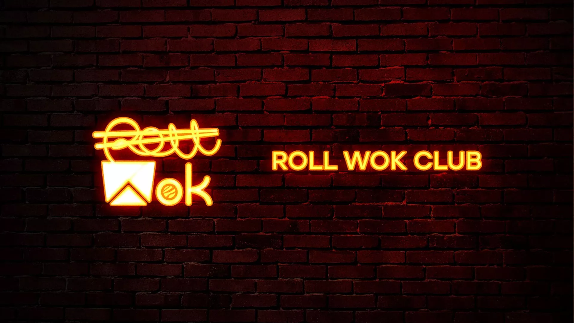 Разработка интерьерной вывески суши-бара «Roll Wok Club» в Туринске